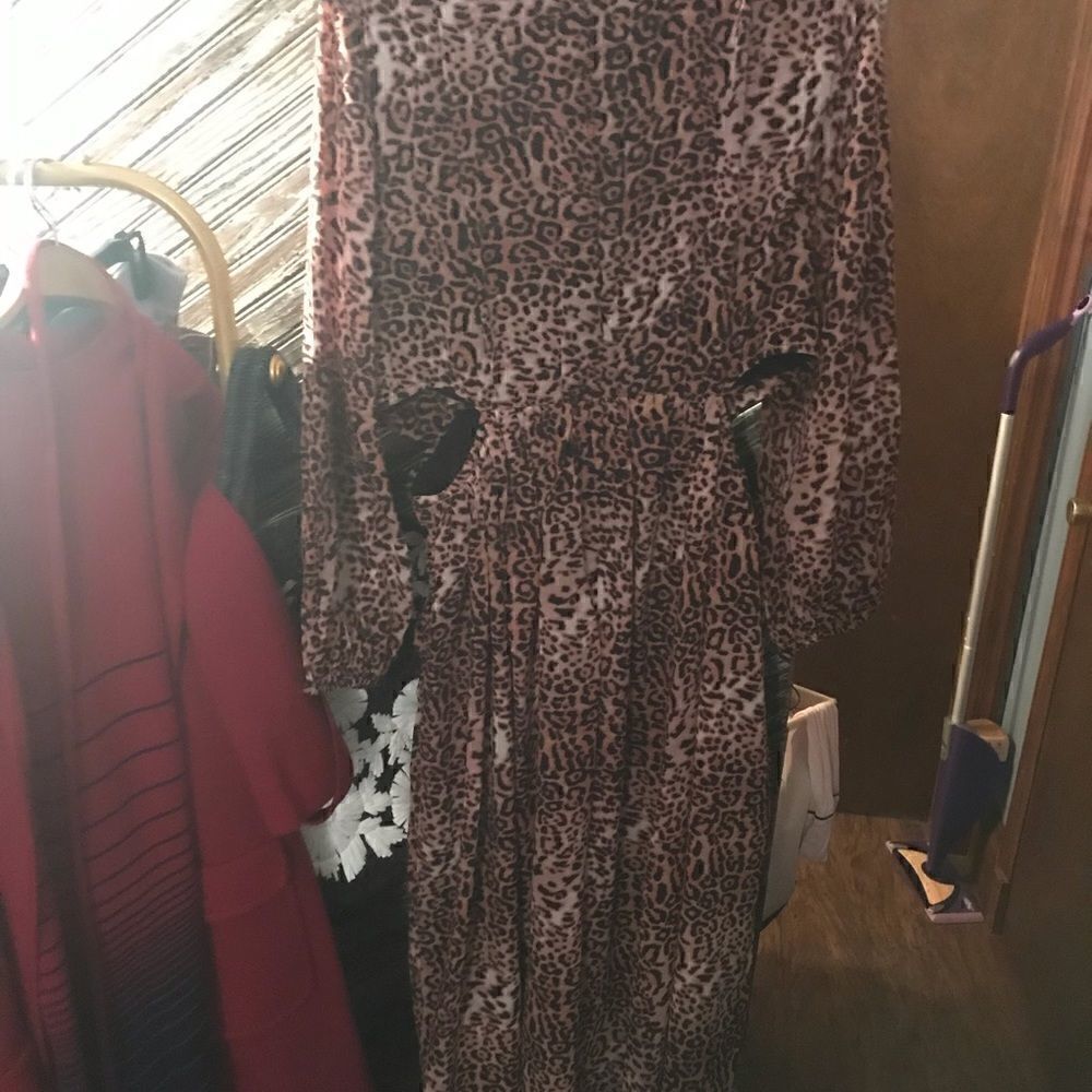 Ranna Gill leopard cut out dress NWT - Picture 4 of 9